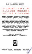 Dizionario tecnico italiano-inglese, inglese-italiano