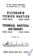 Dizionario tecnico nautico italiano-inglese, inglese-italiano