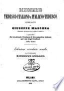 Dizionario tedesco-italiano e italiano-tedesco