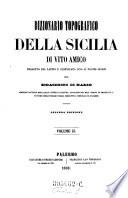 Dizionario topografico della Sicilia