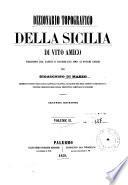 Dizionario topografico della Sicilia