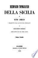 Dizionario topografico della Sicilia