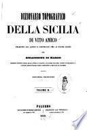 Dizionario topografico della Sicilia