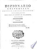 Dizionario Universale Critico, Enciclopedico Della Lingua Italiana