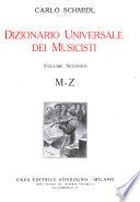 Dizionario universale dei musicisti ...