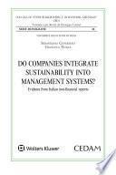 Do companies integrate sustainability into management systems?