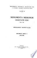 Documenta indica: 1561-1563