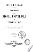 Documenti alla storia universale di Cesare Cantu