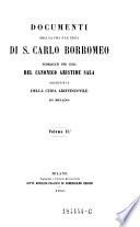 Documenti circa la vita e le gesta di San Carlo Borromeo