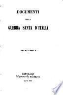 Documenti della guerra santa d'Italia