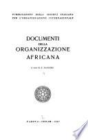 Documenti della organizzazione africana