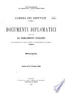 Documenti diplomatici presentati al parlamento italiano dal presidente del consiglio ministro ad interim degli affari esteri (Crispi).