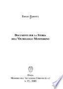 Documenti per la storia dell'Oltregiogo Monferrino