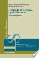Domanda di sicurezza e politiche locali. Il caso del Lazio