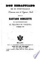 Don Sebastiano, re di Portogallo