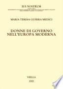 Donne di governo nell’Europa moderna