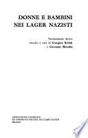 Donne e bambini nei lager nazisti