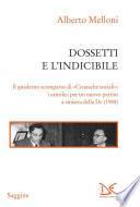 Dossetti e l'indicibile