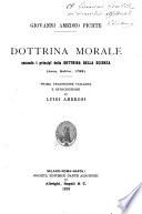 Dottrina morale secondo i principî della Dottrinadella scienza (Jena, Gabler, 1798)