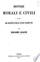 Doveri morali e civili ad uso dei giovinetti delle scuole elementari