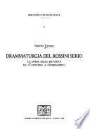 Drammaturgia del Rossini serio