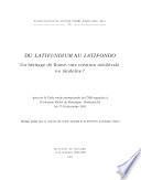 Du latifundium au latifondo