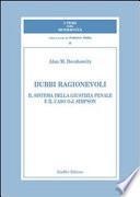 Dubbi ragionevoli. Il sistema della giustizia penale e il caso O.J. Simpson