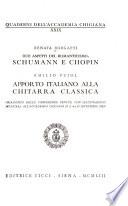 Due aspetti del romanticismo: Schumann e Chopin