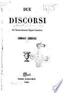 Due discorsi