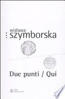 Due punti-Qui. Testo polacco a fronte D