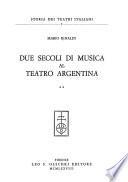 Due secoli di musica al Teatro Argentina