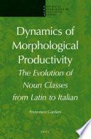 Dynamics of Morphological Productivity