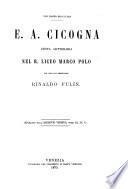 E. A. Cicogna festa letteraria nel r. liceo Marco Polo per cura del professore Rinaldo Fulin