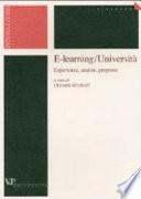 E-learning/Università. Esperienze, analisi, proposte