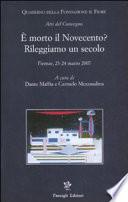 É morto il Novecento?