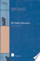E.U. Sales Directive