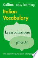 Easy Learning Italian Vocabulary: Trusted support for learning (Collins Easy Learning)