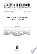 Ebraismo, Ellenismo, Cristianesimo