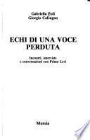 Echi di una voce perduta