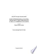Echi letterari della cultura araba nella lirica provenzale e nella Commedia di Dante