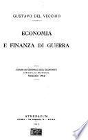 Economia e finanza di guerra...