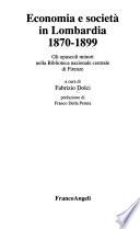 Economia e società in Lombardia, 1870-1899