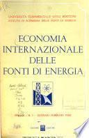 Economia Internazionale delle Fonti di Energia