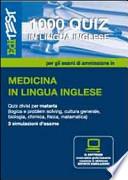 EdiTest. 1000 quiz per l'ammissione in medicina in lingua inglese