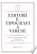 Editori e tipografi a Varese