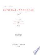 Edizione delle opere complete di Roberto Longhi: Officina ferrarese (1934-1955)