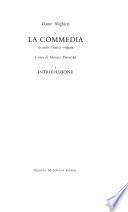 Edizione nazionale delle opere di Dante: pt. 1. La Commedia. Introduzione