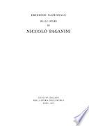 Edizione nazionale delle opere di Niccolò Paganini