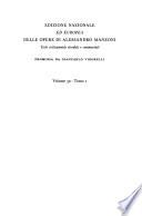 Edizione nazionale ed europea delle opere di Alessandro Manzoni: Epistolario. 27. Carteggio Manzoni-Fauriel