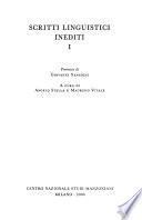 Edizione nazionale ed europea delle opere di Alessandro Manzoni: L'eterno lavoro: 17. Scritti linguistici inediti I. 18. Scritti linguistici inediti II. 19. Scritti linguistici editi